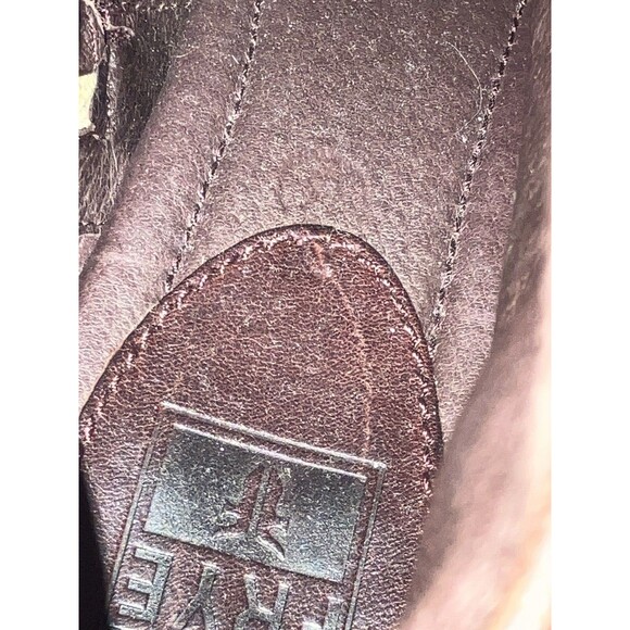 Frye Paulina Artisan Ankle Zip Bootie Womens Size 7M Reddish Brown - Picture 12 of 14